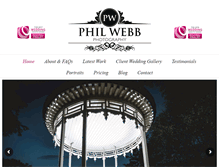 Tablet Screenshot of philwebbphotography.com